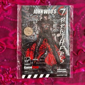 sealed john woo's 7 brothers comic #1 2006 gamestop edition